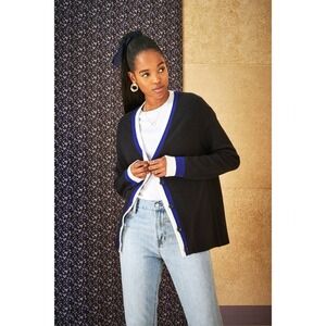 Court & Rowe Striped Kenmare Button Closure‎ Cardigan Sweater Women's Small NEW